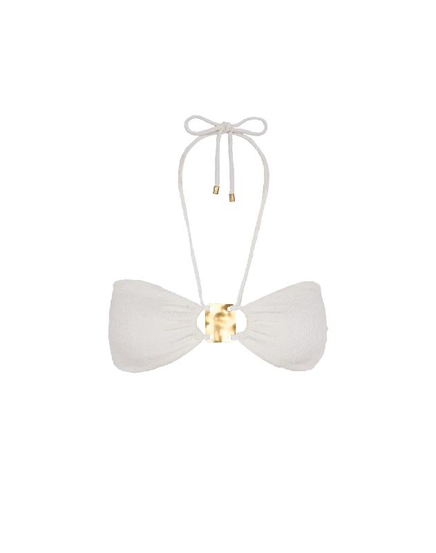 Firenze Cleo Bandeau Top - White