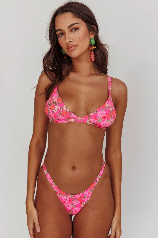 Tube bikini tops on discount that stay in place during activitiesAether Scrunched Tanga Bikini Bottoms Pink Floral Tube bikini tops on discount that stay in place during activitiesAether Scrunched Tanga Bikini Bottoms Pink Floral