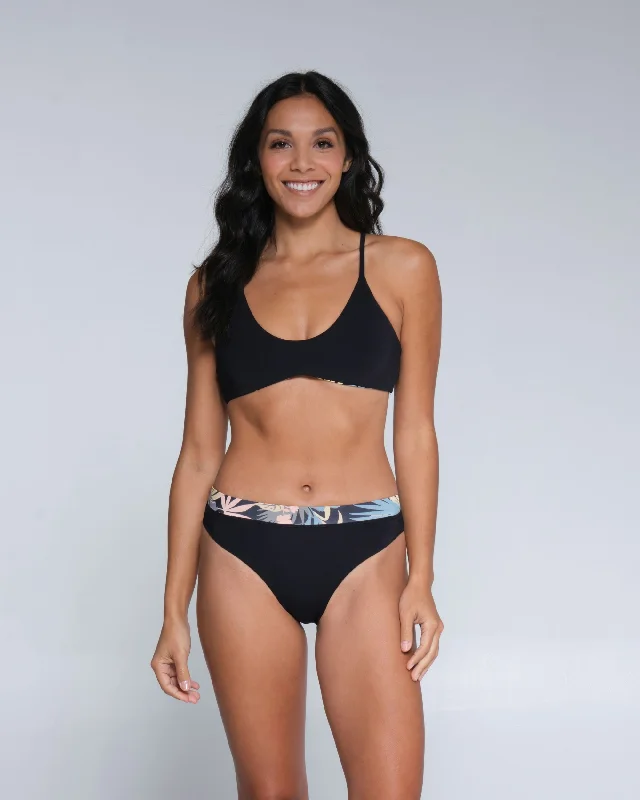 Adjustable side - tie bikini sets on sale for a perfect and customized fitTandem Reversible Bikini Top - Black Adjustable side - tie bikini sets on sale for a perfect and customized fitTandem Reversible Bikini Top - Black