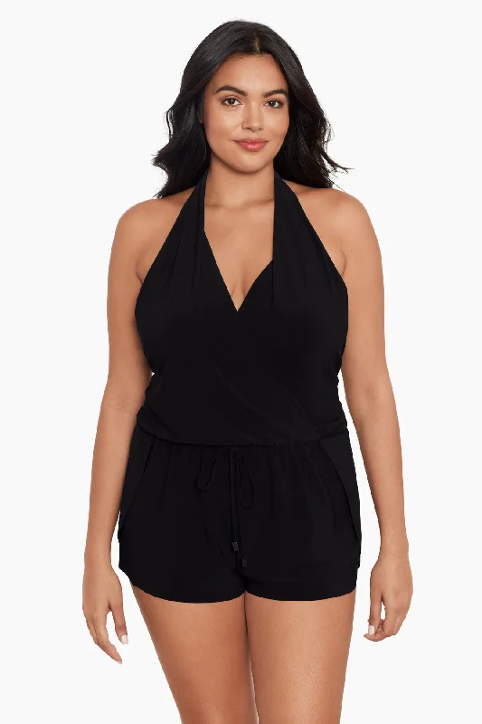 Printed sheer bikini tops on sale for a daring and sexy beach appearancePlus Size Bianca One Piece Romper Swimsuit Printed sheer bikini tops on sale for a daring and sexy beach appearancePlus Size Bianca One Piece Romper Swimsuit