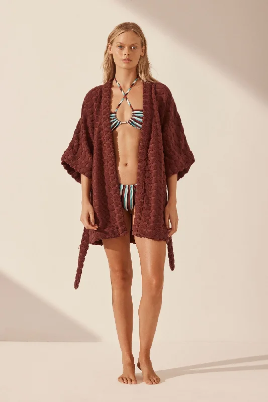 Underwire bikini tops on special offer for enhanced support and a lifted lookPAULINE TERRY ROBE - COGNAC Underwire bikini tops on special offer for enhanced support and a lifted lookPAULINE TERRY ROBE - COGNAC