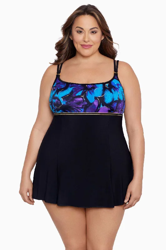 Boyleg bikini bottoms on sale with a stretchy fabric for comfortPlus Size Empire Princess Seam Long Torso Swim Dress W/ Hardware Gypsy Boyleg bikini bottoms on sale with a stretchy fabric for comfortPlus Size Empire Princess Seam Long Torso Swim Dress W/ Hardware Gypsy