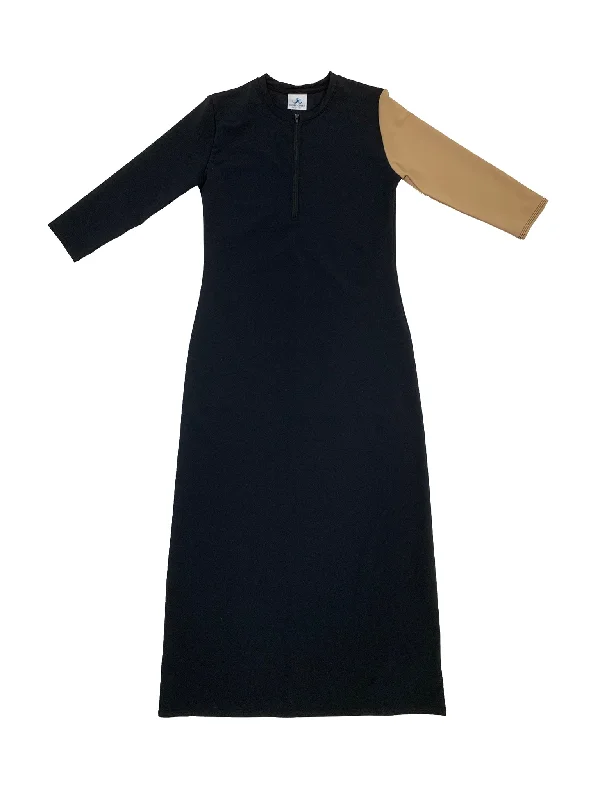Bra - style bikini tops on sale with a push - up and a side - tie for enhanced cleavage and a customizable fitLadies 1/2 Zip Bronze Maxi Swim Dress Bra - style bikini tops on sale with a push - up and a side - tie for enhanced cleavage and a customizable fitLadies 1/2 Zip Bronze Maxi Swim Dress