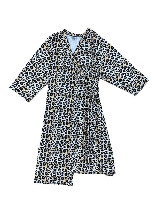Printed bikini sets with a geometric - abstract pattern on promotion for a contemporary beach styleLeopard Wrap Swim Dress Printed bikini sets with a geometric - abstract pattern on promotion for a contemporary beach styleLeopard Wrap Swim Dress