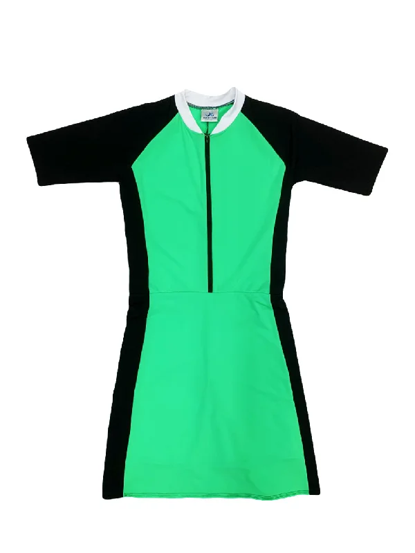 One - shoulder bikini sets on promotion for a trendy and unique beach appearanceBlack and Green SURFsuit One - shoulder bikini sets on promotion for a trendy and unique beach appearanceBlack and Green SURFsuit