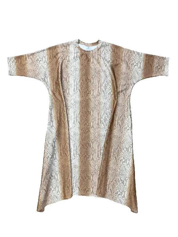 Seersucker - textured swimsuits on sale for a classic and preppy beach lookGold Python Swing Swim Dress Seersucker - textured swimsuits on sale for a classic and preppy beach lookGold Python Swing Swim Dress