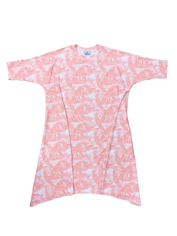 Embroidered bikini bottoms on sale in a geometric design for a modern touchCoral Leaves Swing Swim Dress Embroidered bikini bottoms on sale in a geometric design for a modern touchCoral Leaves Swing Swim Dress