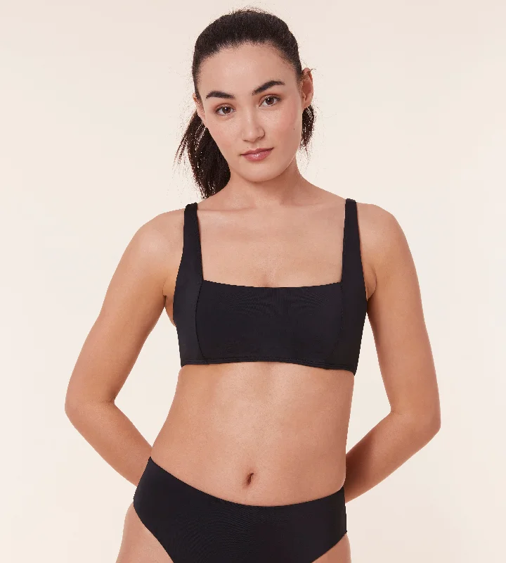 One - piece swimsuits on sale with a cut - out back for a modern and sexy lookThe Havana - Top - Flat - Black One - piece swimsuits on sale with a cut - out back for a modern and sexy lookThe Havana - Top - Flat - Black