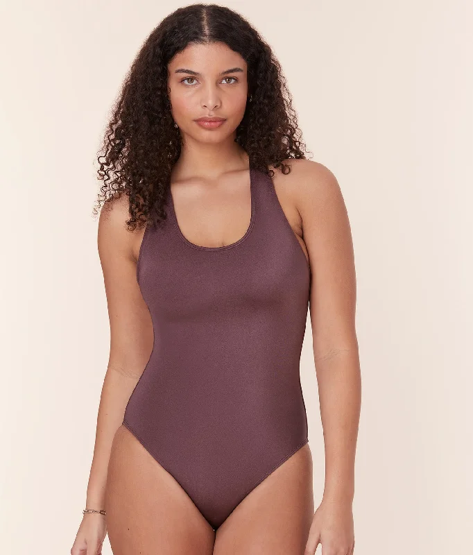 Bikini sets on sale with a cut - out side and a tie - detail for a sexy and modern styleThe Tulum One Piece - Satin - Licorice - Long Torso Bikini sets on sale with a cut - out side and a tie - detail for a sexy and modern styleThe Tulum One Piece - Satin - Licorice - Long Torso