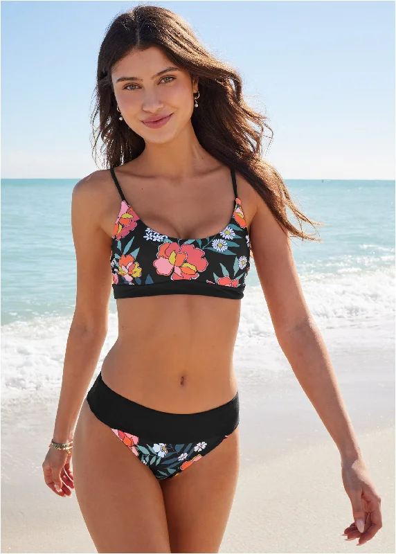 String bikini tops discounted for a customizable and sexy fitGetaway Bottom - Floral Delight String bikini tops discounted for a customizable and sexy fitGetaway Bottom - Floral Delight