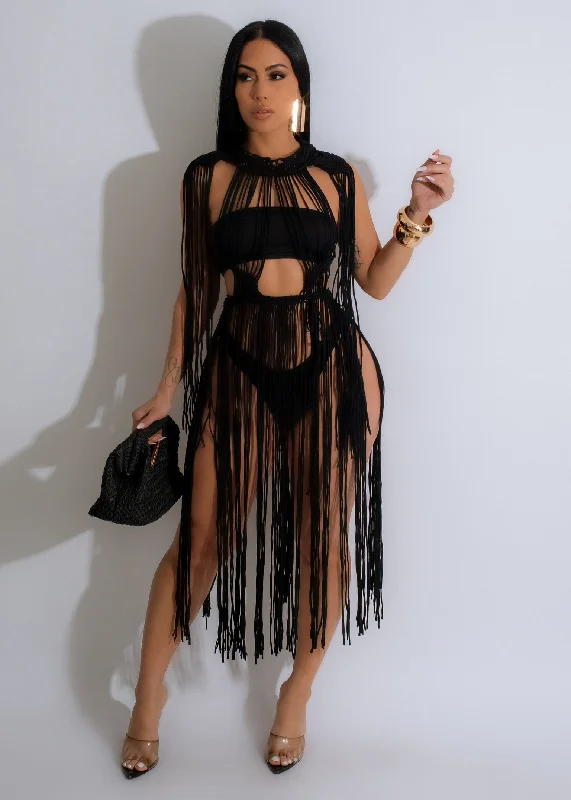 Tube one - piece swimsuits on discount that stay in place during activitiesVibes Crochet Cover Up Black Tube one - piece swimsuits on discount that stay in place during activitiesVibes Crochet Cover Up Black