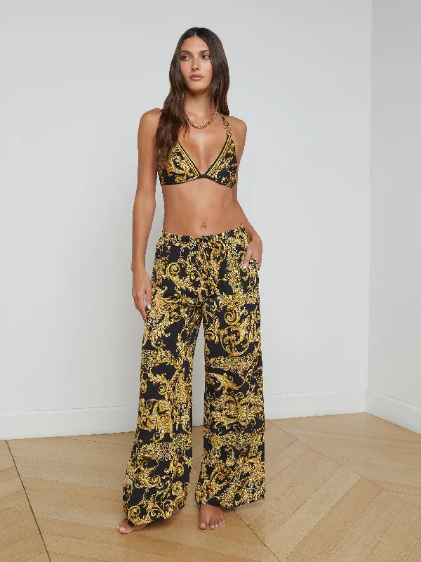 Monokini swimsuits on sale with a cut - out design and a high - leg for a daring and edgy beach lookGeraldine Cover-Up Pant Monokini swimsuits on sale with a cut - out design and a high - leg for a daring and edgy beach lookGeraldine Cover-Up Pant