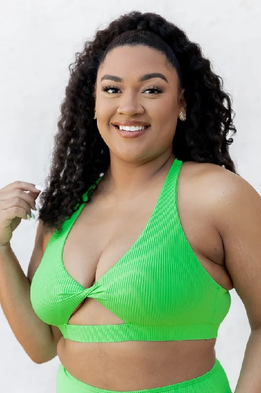 Sheer bikini bottoms with a lining on promotion for a bit of modestyGreen with Envy Lime Green Halter Bikini Top FINAL SALE Sheer bikini bottoms with a lining on promotion for a bit of modestyGreen with Envy Lime Green Halter Bikini Top FINAL SALE