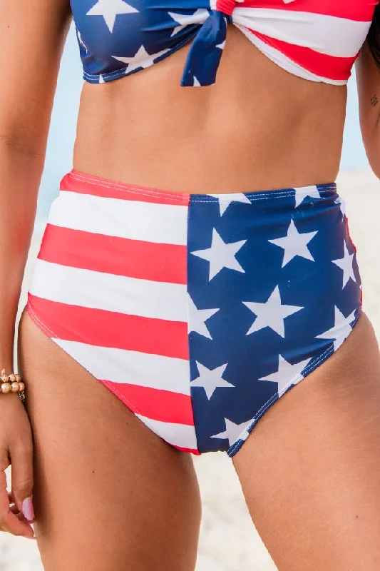 Sheer - paneled one - piece swimsuits on promotion for a touch of allureParty In The USA Stars and Stripes Bikini Bottoms Sheer - paneled one - piece swimsuits on promotion for a touch of allureParty In The USA Stars and Stripes Bikini Bottoms