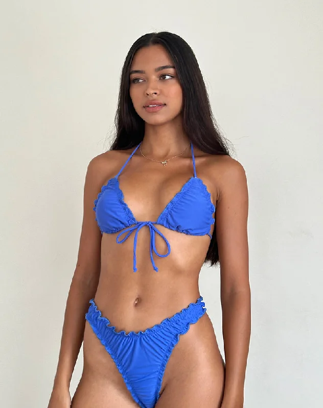 Monokini - style swimsuits on discount with a unique one - piece designPrisha Bikini Top in Royal Blue Monokini - style swimsuits on discount with a unique one - piece designPrisha Bikini Top in Royal Blue