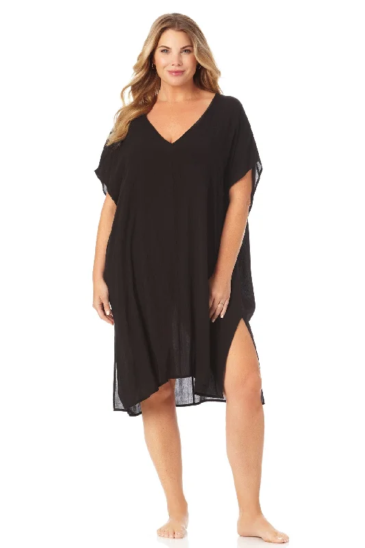 Bikini sets with a lace - up front on promotion for a customizable fitAnne Cole Plus - Easy Tunic Cover Up Bikini sets with a lace - up front on promotion for a customizable fitAnne Cole Plus - Easy Tunic Cover Up