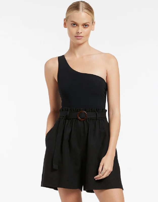 Bikini sets with detachable straps on sale for versatile styling optionsJetset High Waist Short - Black