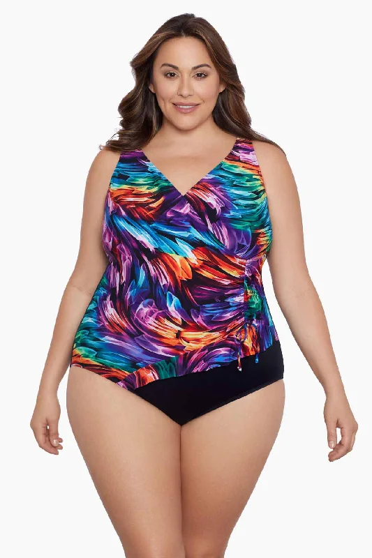 Bandeau bikini tops with a ruffled trim on salePlus Size Ruffle Surplice Long Torso One Piece Swimsuit Ribbon Candy Bandeau bikini tops with a ruffled trim on salePlus Size Ruffle Surplice Long Torso One Piece Swimsuit Ribbon Candy