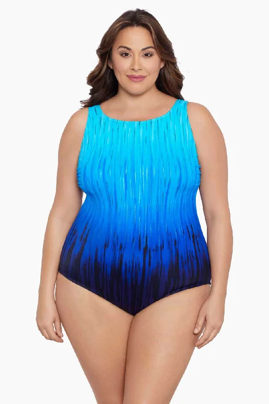 Neon colored bikini sets on sale for a bold and eye - catching beach lookPlus Size Scoopback High Neck Tank Long Torso One Piece Swimsuit High Energy Neon colored bikini sets on sale for a bold and eye - catching beach lookPlus Size Scoopback High Neck Tank Long Torso One Piece Swimsuit High Energy