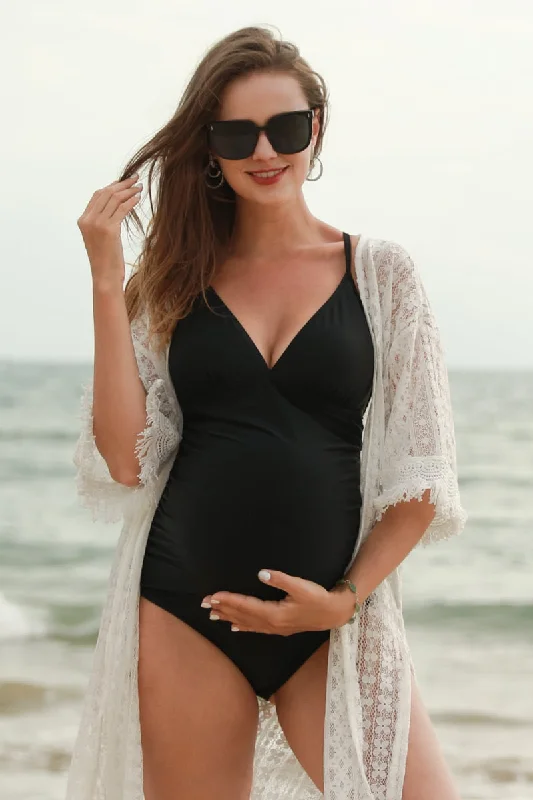 Adjustable halter bikini tops on special offer for a customizable fitPregnancy One Piece Bathing Suit With Cut Out Back Design Adjustable halter bikini tops on special offer for a customizable fitPregnancy One Piece Bathing Suit With Cut Out Back Design
