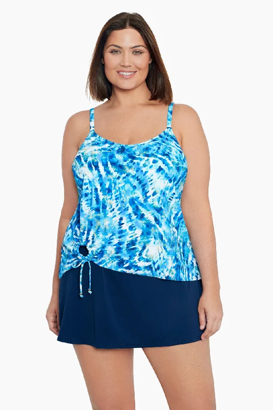 Ruffled bikini bottoms with a bow detail on sale for a more feminine touchPlus Size Side Ring Tankini Top Wishy Washy Ruffled bikini bottoms with a bow detail on sale for a more feminine touchPlus Size Side Ring Tankini Top Wishy Washy