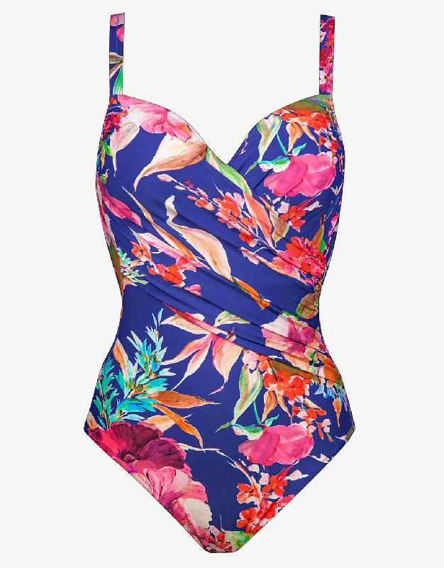 Tassel - trimmed bikini sets on sale for a bohemian - inspired beach styleSpring Invite Underwired Swimsuit - Lilac Flowers Tassel - trimmed bikini sets on sale for a bohemian - inspired beach styleSpring Invite Underwired Swimsuit - Lilac Flowers