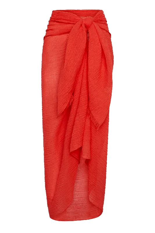 Triangle bikini tops with padded cups on special offer for added comfortSt. Tropez Sarong - Chili Pepper Crinkle Linen Triangle bikini tops with padded cups on special offer for added comfortSt. Tropez Sarong - Chili Pepper Crinkle Linen