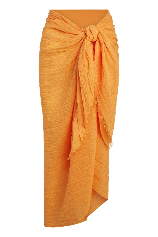 One - shoulder bikini tops promotion for a trendy and unique lookSt. Tropez Sarong - Clementine Crinkle Linen One - shoulder bikini tops promotion for a trendy and unique lookSt. Tropez Sarong - Clementine Crinkle Linen