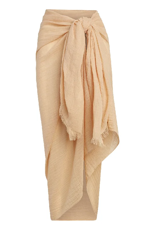 Bikini sets with mesh inserts clearance for breathability and a trendy lookSt. Tropez Sarong - Raffia Crinkle Linen Bikini sets with mesh inserts clearance for breathability and a trendy lookSt. Tropez Sarong - Raffia Crinkle Linen