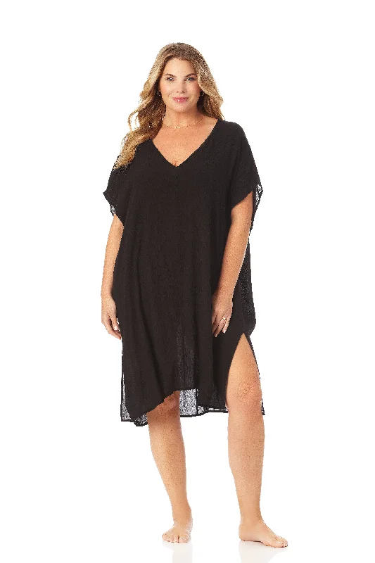 Tassel - trimmed bikini bottoms clearance for a bohemian - inspired beach styleWomen's Plus Size Live In Color Easy Tunic Swimsuit Cover Up Tassel - trimmed bikini bottoms clearance for a bohemian - inspired beach styleWomen's Plus Size Live In Color Easy Tunic Swimsuit Cover Up