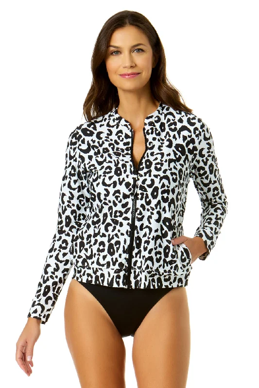 Adjustable spaghetti strap bikini tops on saleWomen's Wild Cat Long Sleeve Zip Front Rash Guard Top Adjustable spaghetti strap bikini tops on saleWomen's Wild Cat Long Sleeve Zip Front Rash Guard Top