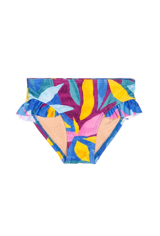 Mini Gemma - Girls Ruffle Swim Bottom - Golden Hour | Golden Hour