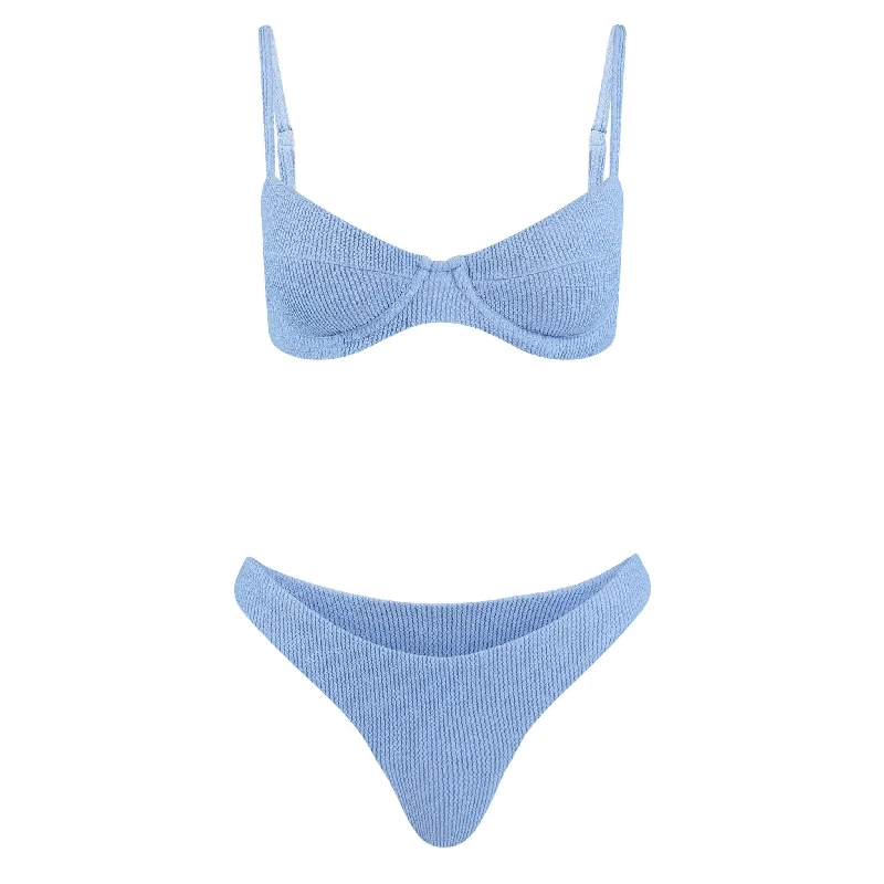 Firenze Underwire Bikini Set | Baby Blue