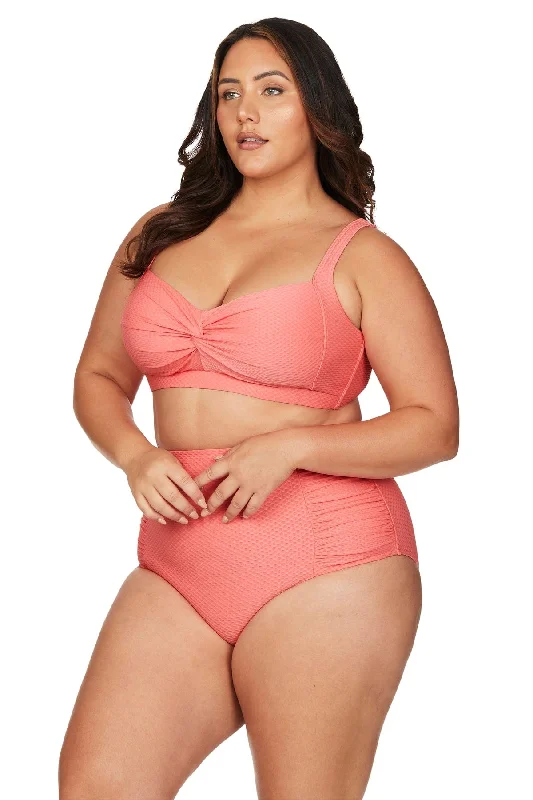 Allegro Pink Botticelli High Waist Swim Pant