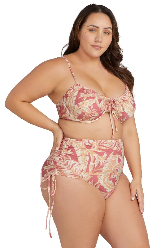 Boca Raton Degas Draw Tie High Waist Swim Pant