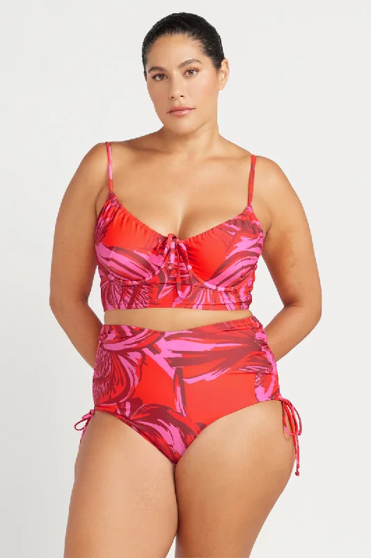 Les Fauves Degas Draw Tie High Waist Swim Pant