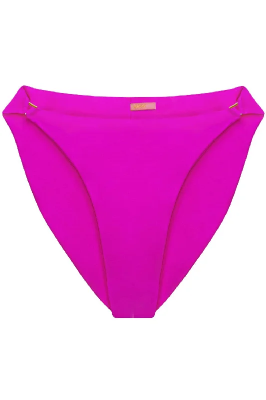 Radiya Fuchsia high waisted bikini bottom