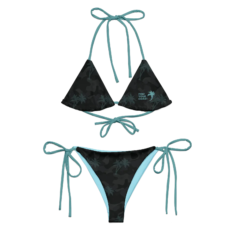 Find Your Coast® Palm Camo UPF 50 Recycled Bikini